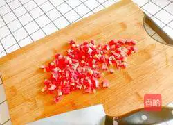 Fried peas and carrots Illustration of how to make potatoes 6