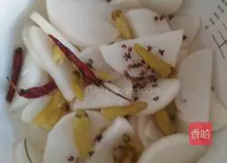 Illustration of how to make pickled white radish 5