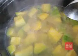 Illustration of how to make braised pumpkin 4