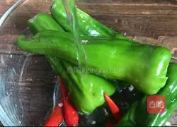 Double pepper green beans (weight loss version) Practice illustration 5