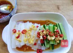 Illustration of how to make jelly mixed with cucumber 5