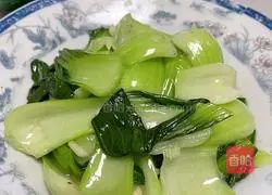 Illustration of how to stir-fry sea greens 8