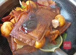 Illustration of how to make braised dried beans 16