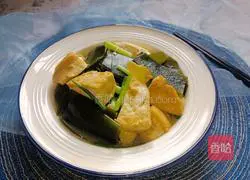 Illustration of kelp stewed tofu 12