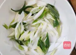 Scallions Illustration of the method of mixing eight belts 1