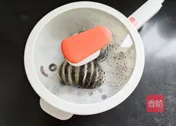 Eggplant with king oyster mushroom Illustration of how to do it 3