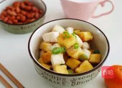 Illustration of how to make fried gold and silver steamed buns 9