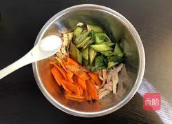 Illustration of how to make cold yuba 8