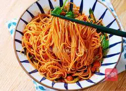 Illustration of how to make spicy and sour cold noodles 19