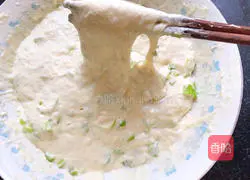Illustration of how to make green onion cake 4