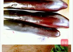 Illustration of how to make eggplant with minced meat 1