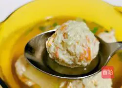 Chicken Breast, Radish Meatballs and Winter Melon Soup Illustration of how to do it 8