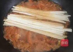 Illustration of how to make tomato and egg noodles 7