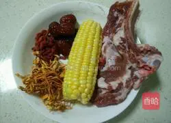 Cordyceps Flower Corn Pork Ribs Soup Illustration 1