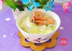 Illustration of how to make cabbage and shrimp soup 11