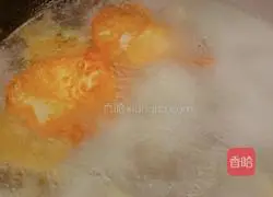 Fried Illustration of how to make egg soup noodles 5