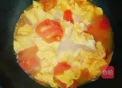 Illustration of how to make tomato egg noodles 2