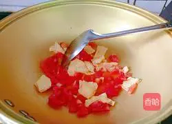 Illustration of how to make tomato egg noodles 8