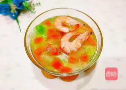 Illustration of how to make South American white shrimp and carrot soup 15