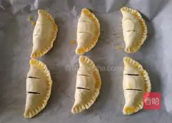 Illustration of how to make open bean paste cake 8