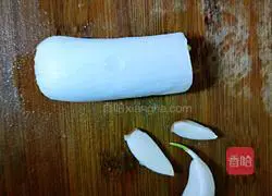 Illustration of how to make radish stew and rub 7