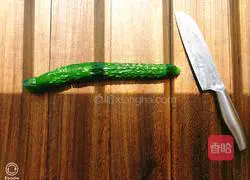 Illustration of how to make cold coir raincoat cucumber 1