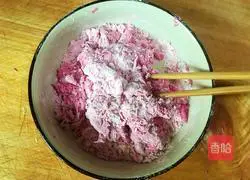 Pink Steamed Dumplings Recipe Illustration 7