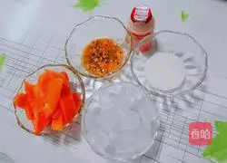 Illustration of how to mix mango and passion fruit Yakult with juice ice 1