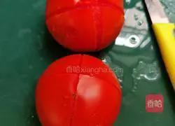 Illustration of how to make tomato and egg noodles 2