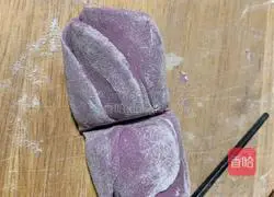 Illustration of how to make Purple Sweet Potato and Rose Blossom Buns 20