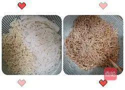 Illustration of how to make fried noodles with cabbage 1