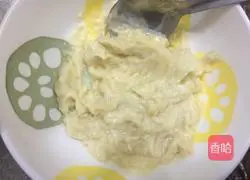 Illustration of how to make fried cheese durian cake 3