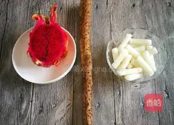 Illustration of how to make fruity rice cake soup 1