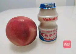 Illustration of how to make sweet peach Yakult 3