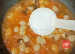 Illustration of how to make tomato fish ball and tofu soup 15