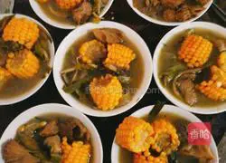 Bawang Hua Hai Huang San Bao Corn Chicken Soup Recipe Illustration 11