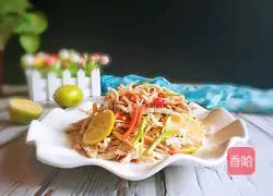 Illustration of how to make lemon shredded chicken 12