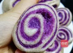 Illustration of how to make purple sweet potato and whole wheat nutritious rolls 15