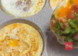 Illustration of how to make Chinese burgers 4