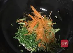 Illustration of making nutritious fresh vegetable noodles 4