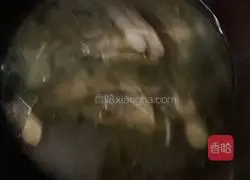 Fish tofu Illustration of how to make soup 3