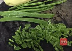 Illustration of hand-rolled kidney bean noodles 7