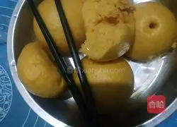 Illustration of how to make sweet potato steamed buns 6