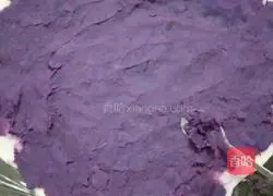 Illustration of how to make purple sweet potato buns 11