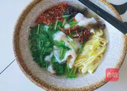 Illustration of how to make red oil shrimp crackers 6