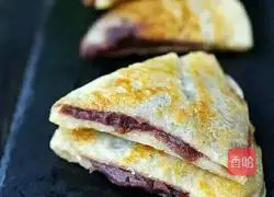 Illustration of how to make bean paste pancakes 6