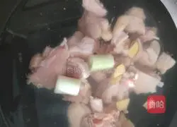 Illustration of how to make large plate of chicken noodles (edamame) 1