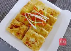 Illustration of how to make pan-fried tofu 14