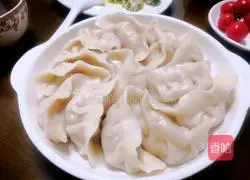 Illustration of how to make vegetarian dumplings on the first day of the first lunar month 17