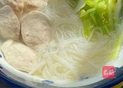 Illustration of how to make clear rice noodles 10